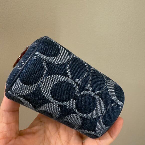 Coach CZ083 Mini Rowan Bag Charm In Signature Denim - Picture 4 of 7